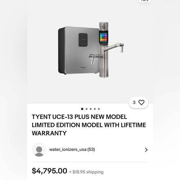 Tyent Under counter, extreme plus premium metal edition - Picture 5 of 5